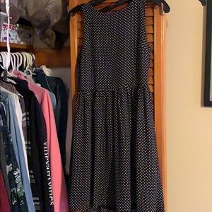 Black and white Loft dress